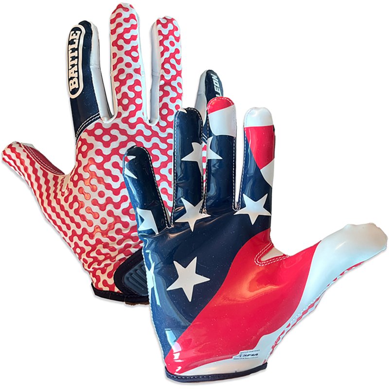 Battle Juniors' Chameleon USA Flag Gloves