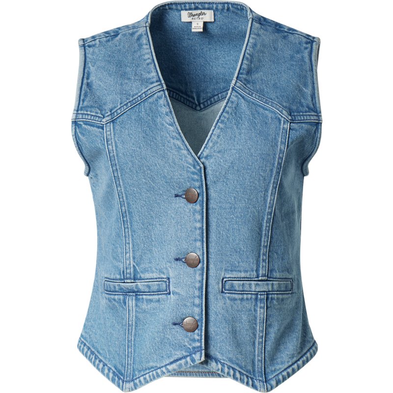 Wrangler Women's Denim Shirt Vest