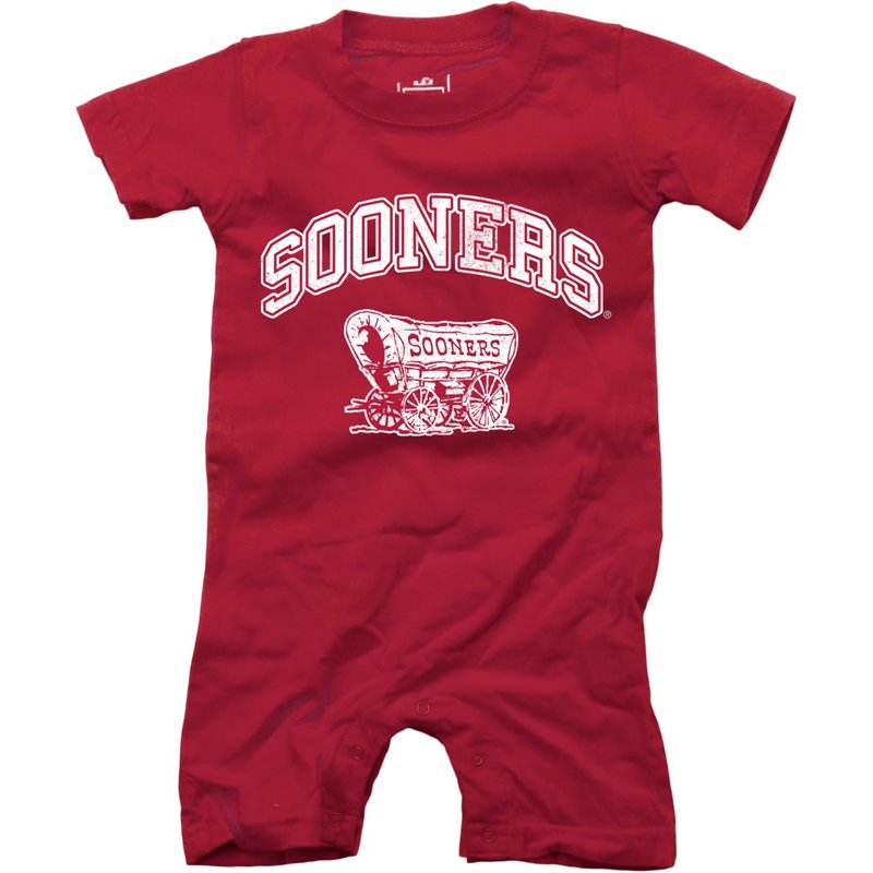 Wes and Willy Infant Boys' University of Oklahoma Team Romper