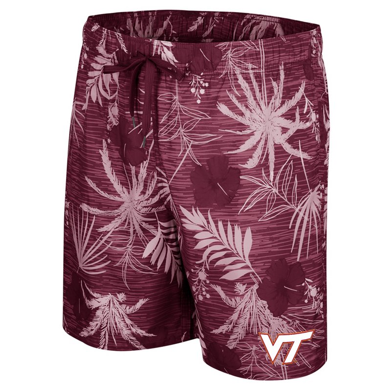 Colosseum Athletics Men's Virginia Tech University What Else Is New Swim Shorts