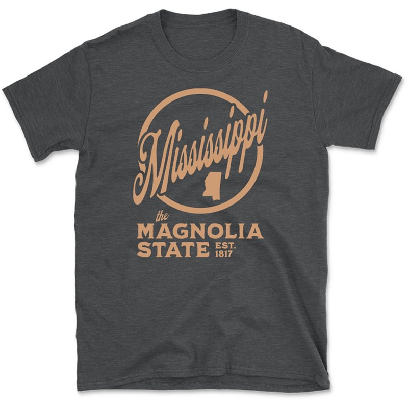 State Life Men's MISSISSIPPI PULL OVER Short Sleeve Graphic T-shirt