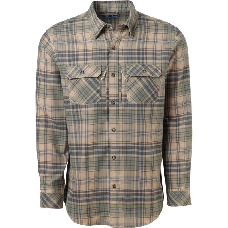 Magellan Outdoors Men's Pecos Ridge Long Sleeve Flannel Shirt