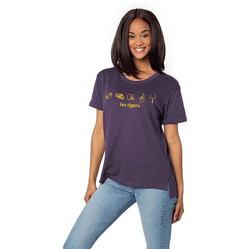 Chicka-d Women's LSU Hustle Must Have T-shirt