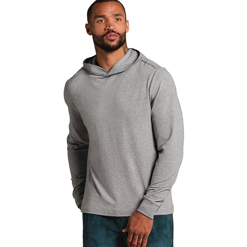 Municipal Men's Enduro Stretch Long Sleeve Hooded T-shirt