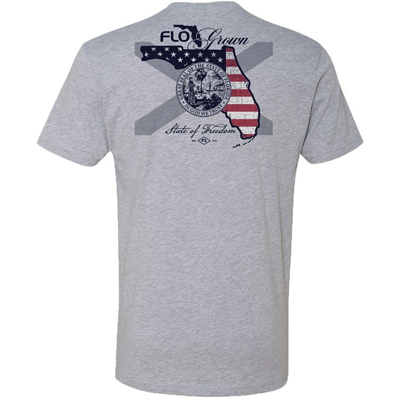 FLOGROWN Men's State Spangled Freedom T-shirt
