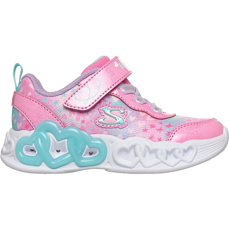 SKECHERS Toddler Girls' Infinite Heart Lights Shoes