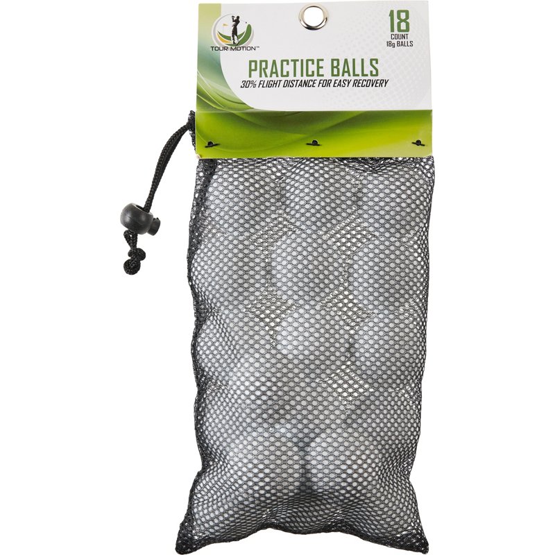 Tour Motion 18 g Practice Golf Balls 18-Pack