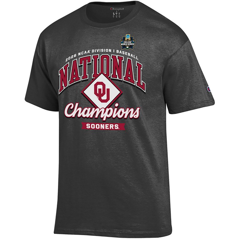 Champion Men's Oklahoma 2026 Men's World Series National Champions Locker Room T-Shirt
